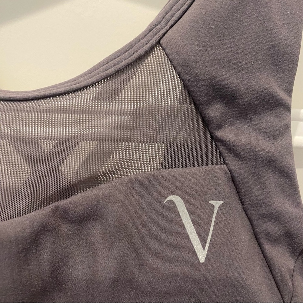 Women's Charcoal Sports Bra - Picture 3 of 5